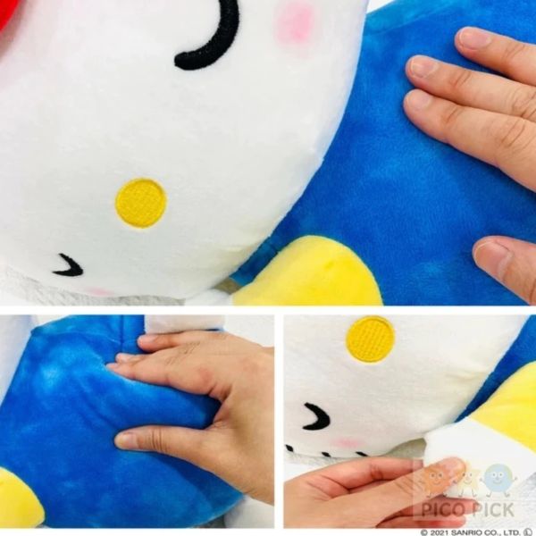 日本 MoriPiro三麗鷗Sanrio超細纖維陪睡枕頭毛绒娃娃 Hello Kitty/大耳狗/布丁狗/Melody 