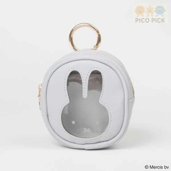 日本正版｜MIFFY PEEK 米飛兔透明系列票卡夾/手拿包/方形收納包 