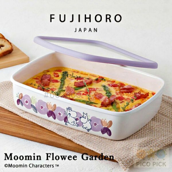 日本FUJIHORO 富士琺瑯 × Moomin Flower Garden 系列｜牛奶鍋／雙耳湯鍋／保鮮盒／水壺／馬克杯｜可直火加熱 