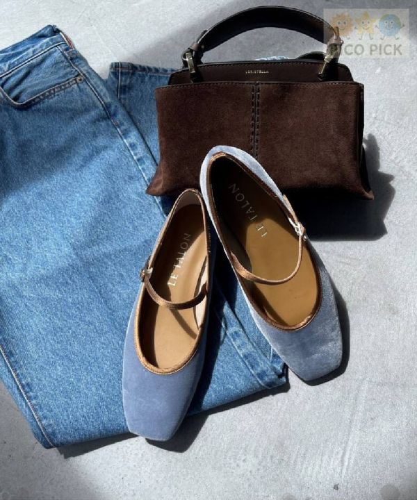 日本直送｜Le Talon 方頭瑪麗珍平底鞋（多色可選） 