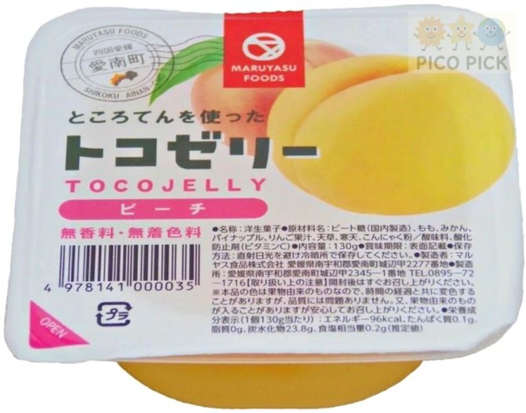 日本直送 TOCOJELLY 果肉風味蒟蒻果凍杯｜橘子／鳳梨／白桃／葡萄／甘夏柚子 
