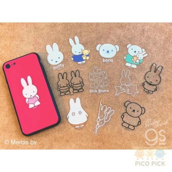 日本 直送 【Miffy】透明貼紙 防水耐光日本正版授權 米菲 