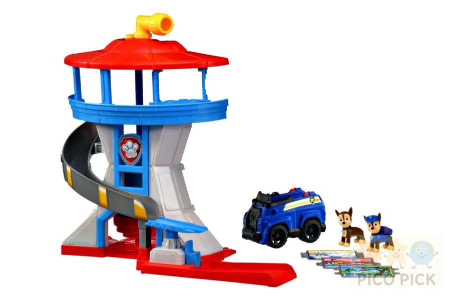 日本正版｜2025年9月最新上市｜汪汪隊立大功 變身總部滑道組｜Chase變身電梯＋滑道救援（附2隻Chase＋警車） 