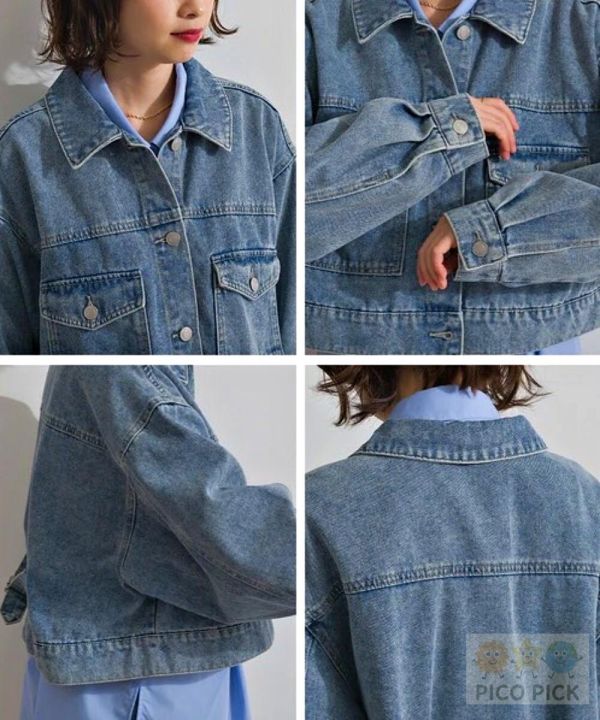 日本 2026春裝 Elencare Due｜10oz短版牛仔外套 短版牛仔外套 牛仔外套 牛仔外套女 短版外套 