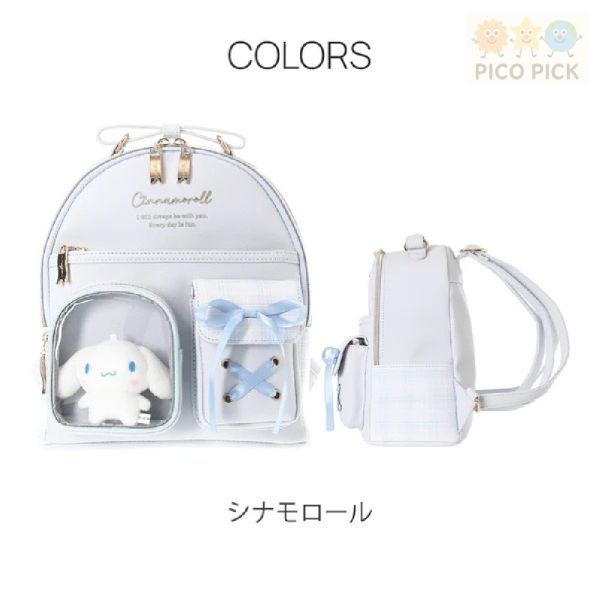 日本直送 正版Sanrio 後背包 透明口袋迷你背包｜兒童書包（4款可選） 