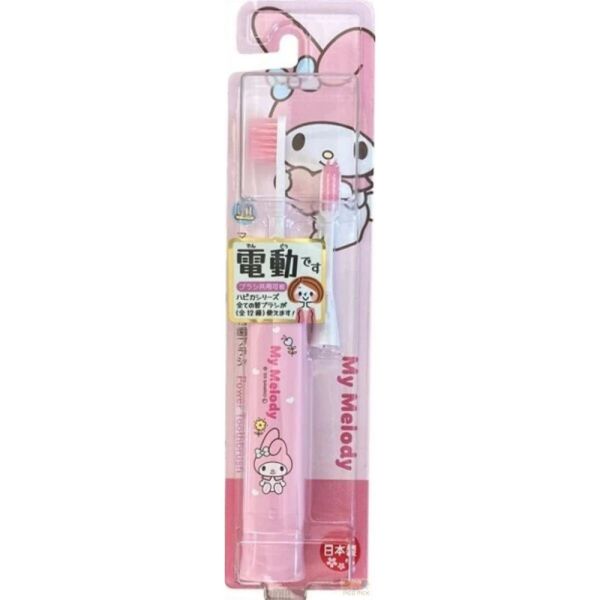 日本 直送 三麗鷗卡通人物電動牙刷組 (電動牙刷+一組替換頭） 