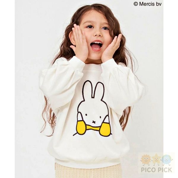 日本Breeze Miffy & Boris 米菲兔童款印花衛衣|米飛兔長袖上衣 