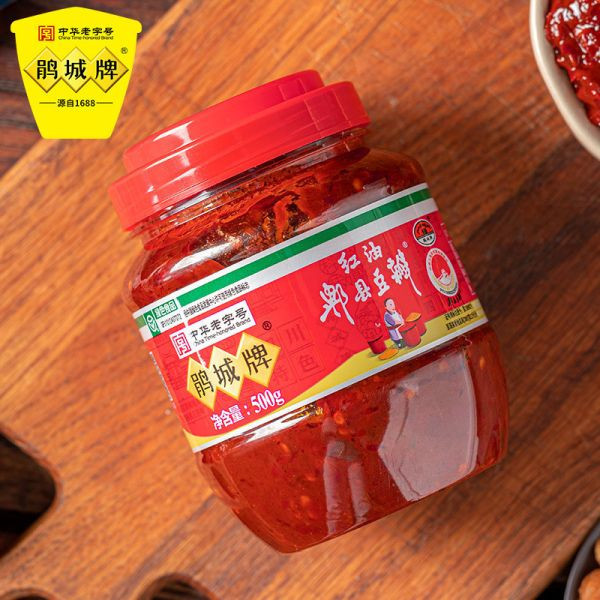 鵑城紅油豆瓣500G 