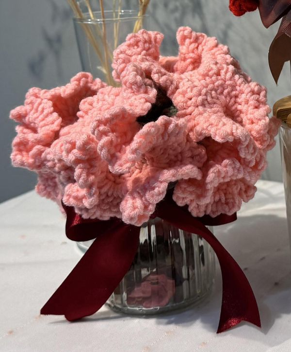 香氛花語 康乃馨香氛杯墊 成品 