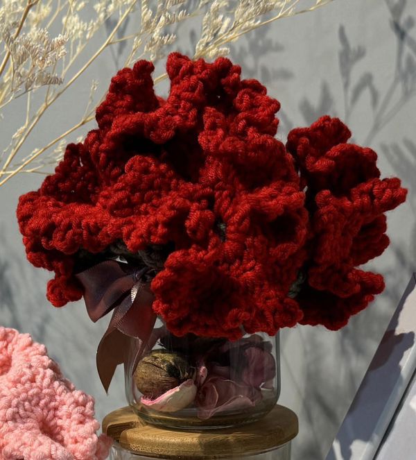 香氛花語 康乃馨香氛杯墊 成品 