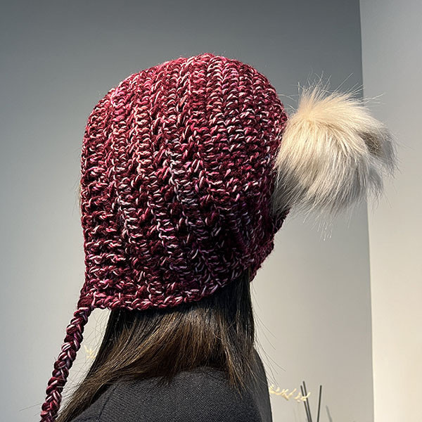 藝術家護耳帽 編織材料包 