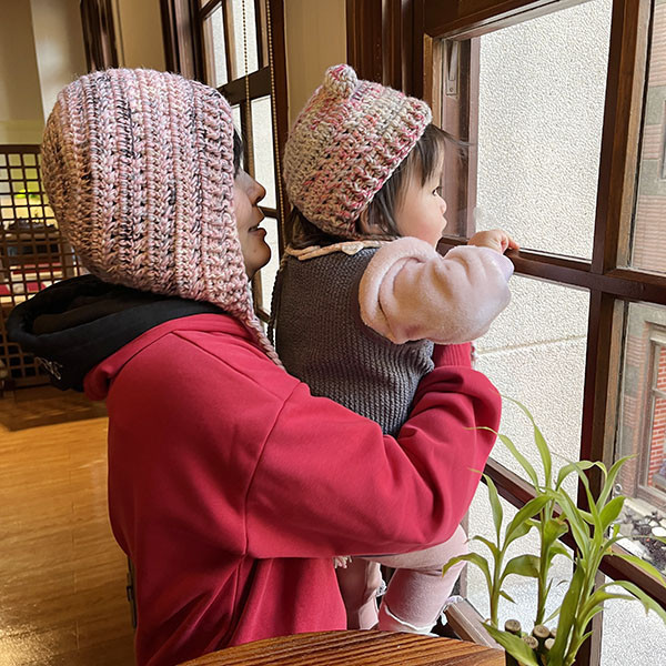 藝術家護耳帽 編織材料包 