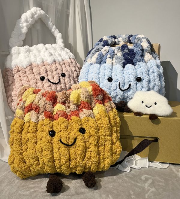 福哇福哇撞色包 材料包禮盒 (於加購處選提把色) 