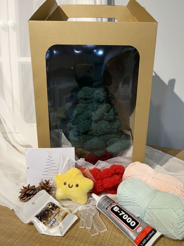 福哇福哇聖誕樹 六層樹 (於加購處選毛球顏色) 