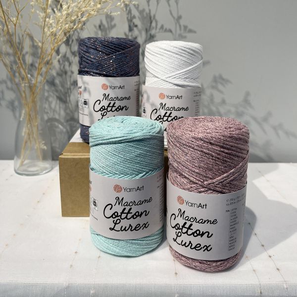 星霜 Macrame Cotton Lurex 