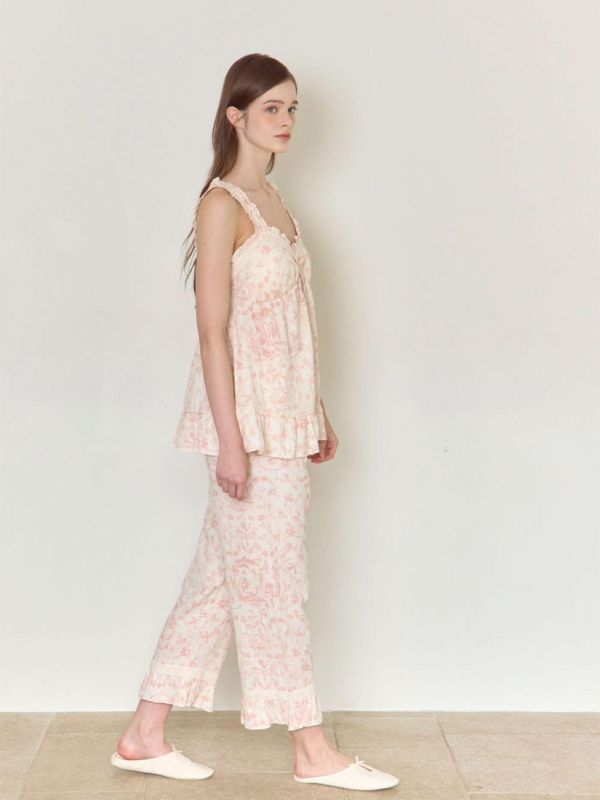 LUNALUZ 復古朱依紋睡衣套裝 