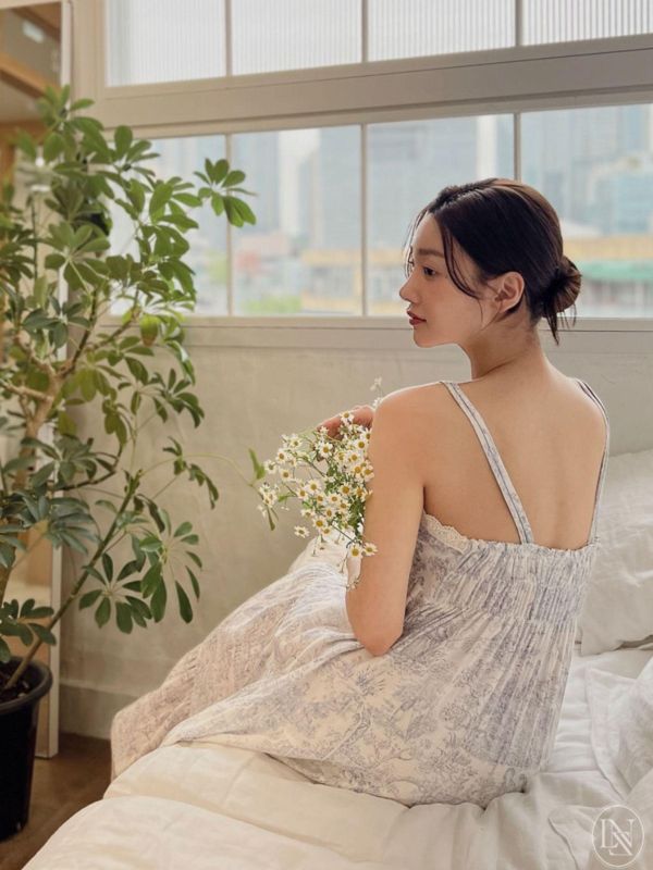 LUNALUZ 奢華法式朱依紋睡衣｜內襯Bra設計 