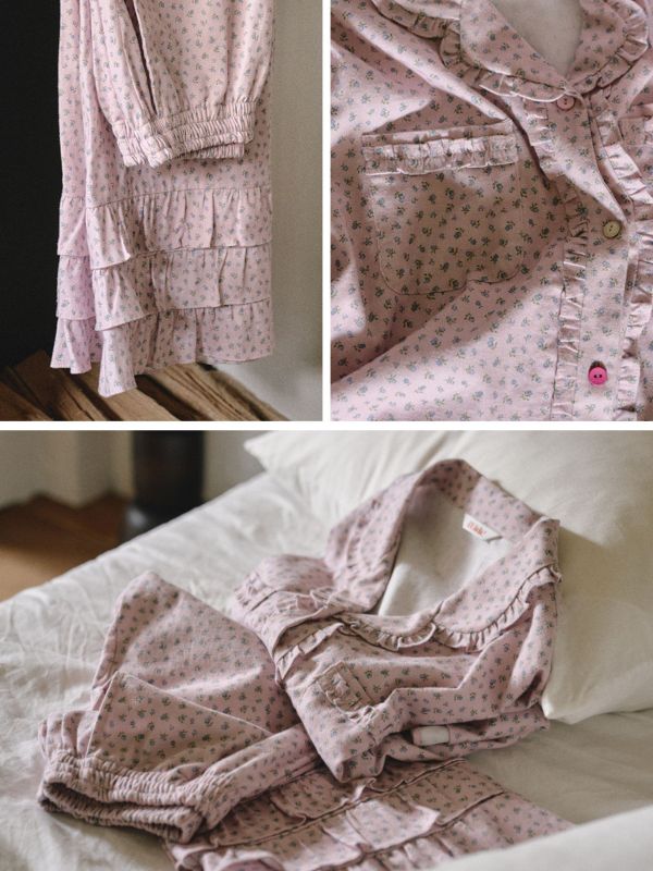 ULLALA 英倫霧紫睡衣套裝 