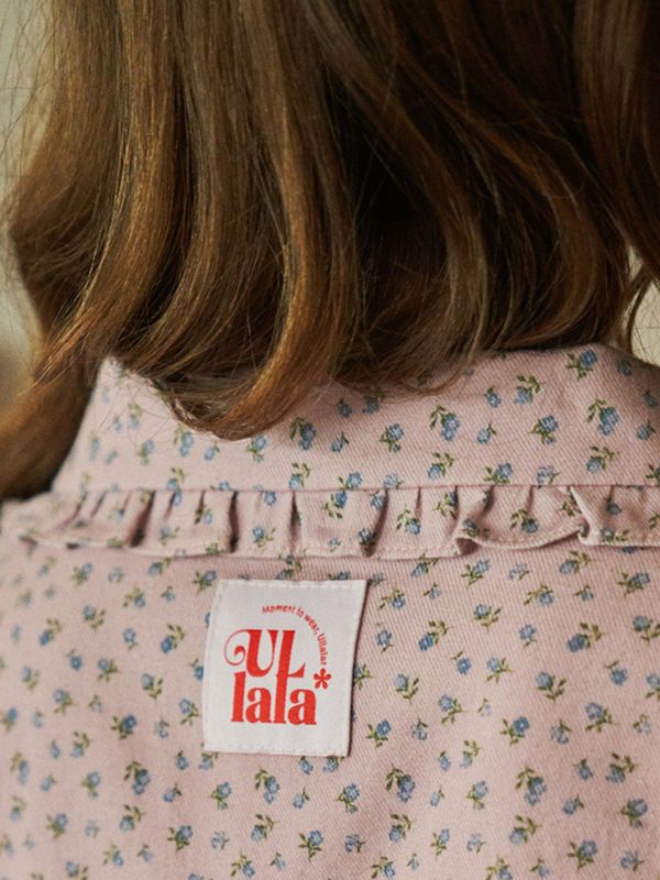 ULLALA 英倫霧紫睡衣套裝 