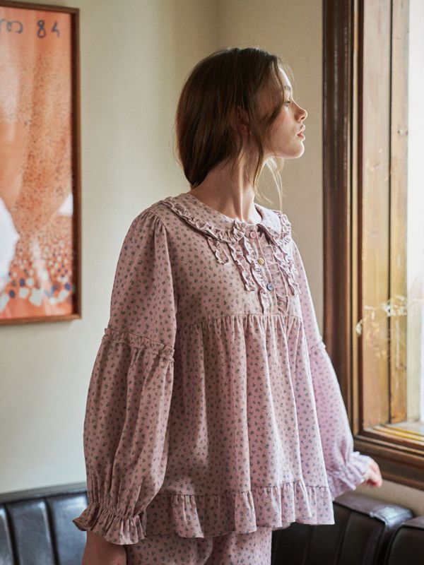 ULLALA 南法霧紫睡衣套裝 