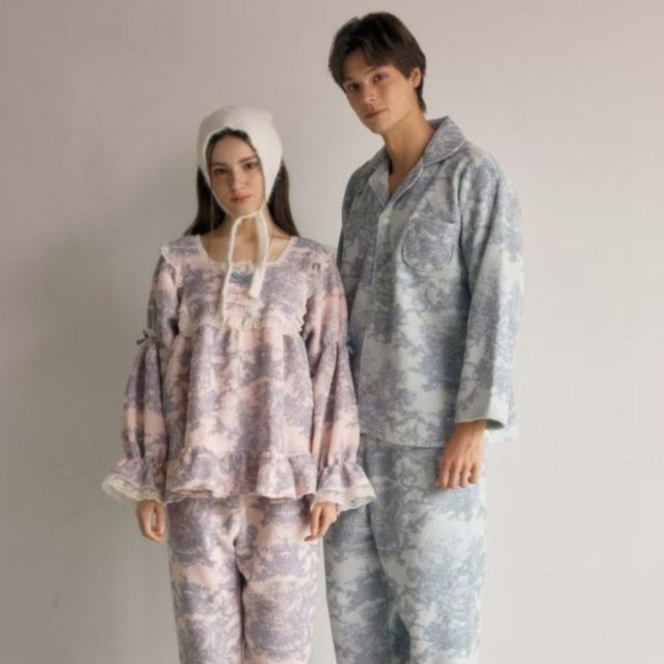 LUNALUZ 朱依紋羊羔絨睡衣套裝 朱依紋  羊羔絨  LUNALUZ 韓國睡衣