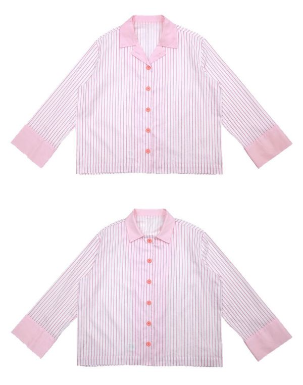 MMOM 扁平桃色襯衫 粉色 