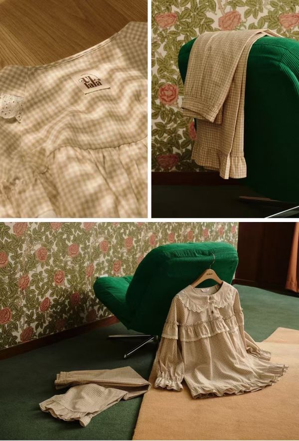 ULLALA 米色晨曦格調睡衣套裝 