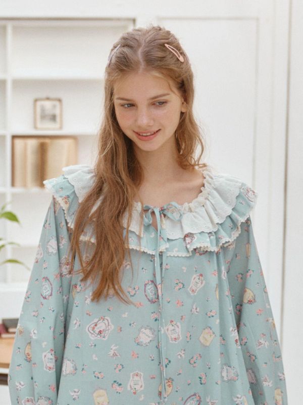 ULLALA  睡衣洋裝｜Baby Blue  26S 