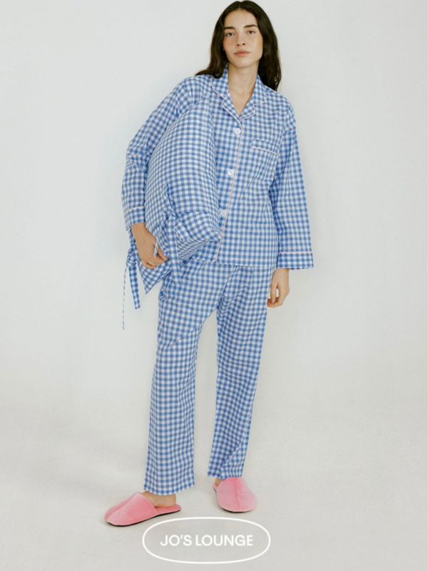 JO’S LOUNGE 韓國首爾藍格睡衣套裝 