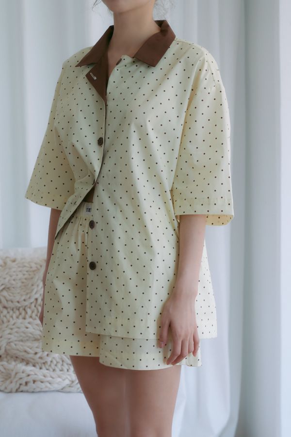 MMOM 悠閒短褲 棕色 