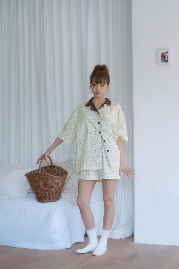 MMOM 悠閒短褲 棕色 