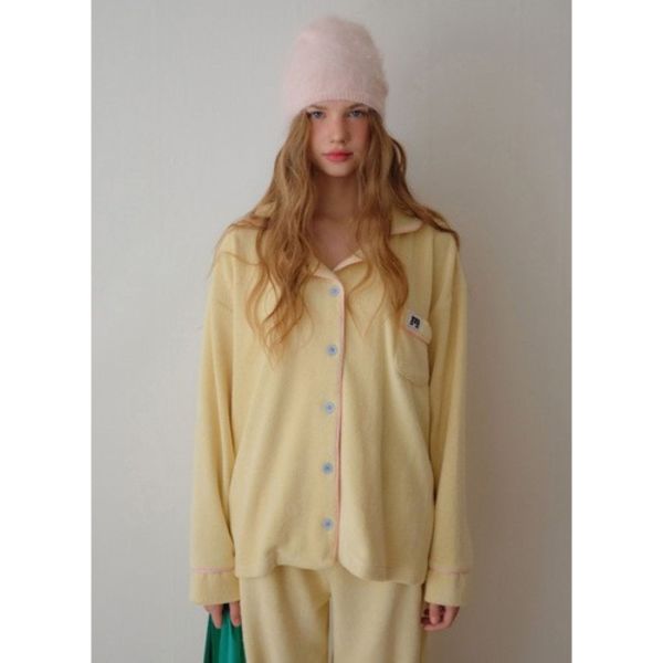 MMOM 柔軟保暖時尚家居服｜奶油色 