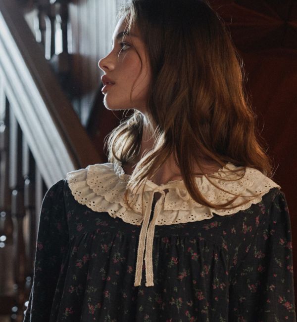 ULLALA 黑紫羅蘭睡衣套裝 