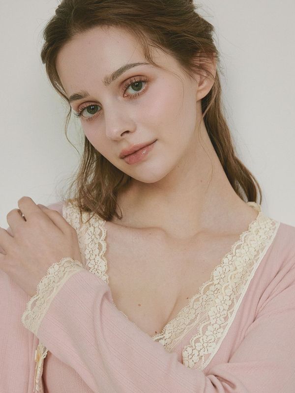 LUNALUZ  Maison Wear 家居三件式套裝｜粉色  24W 