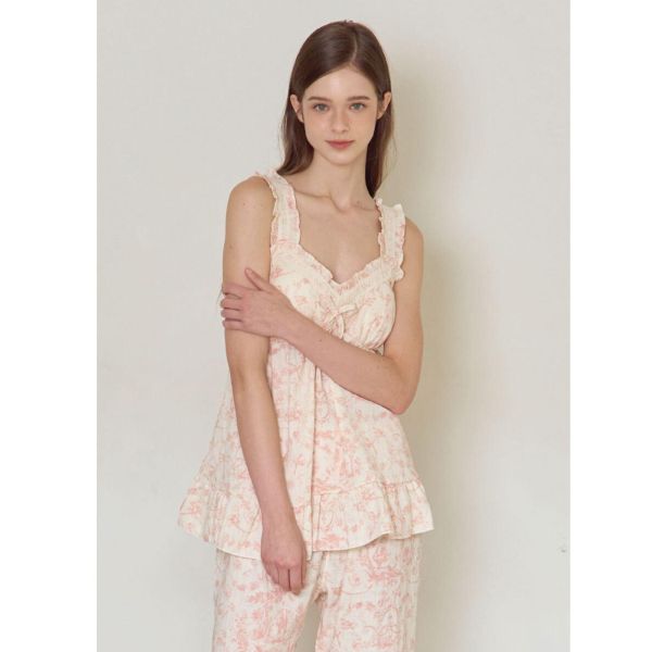 LUNALUZ 復古朱依紋睡衣套裝 