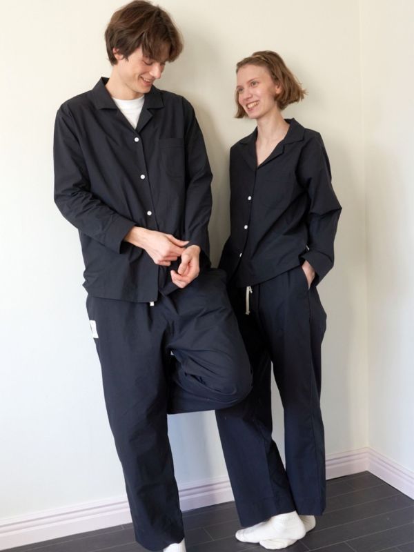 VIVIHOME 韓國時尚黑調睡衣套裝｜午夜巴黎系列 