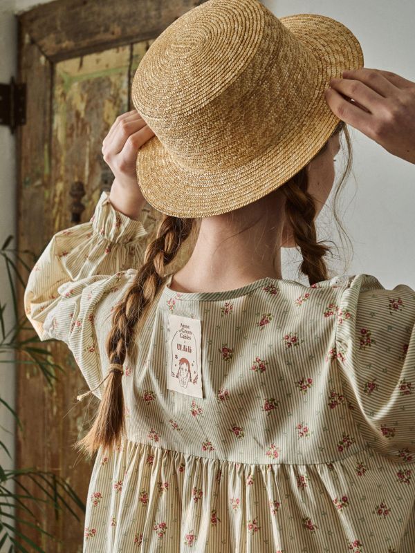 ULLALA  紅髮安妮睡衣洋裝｜新芽綠  26S 