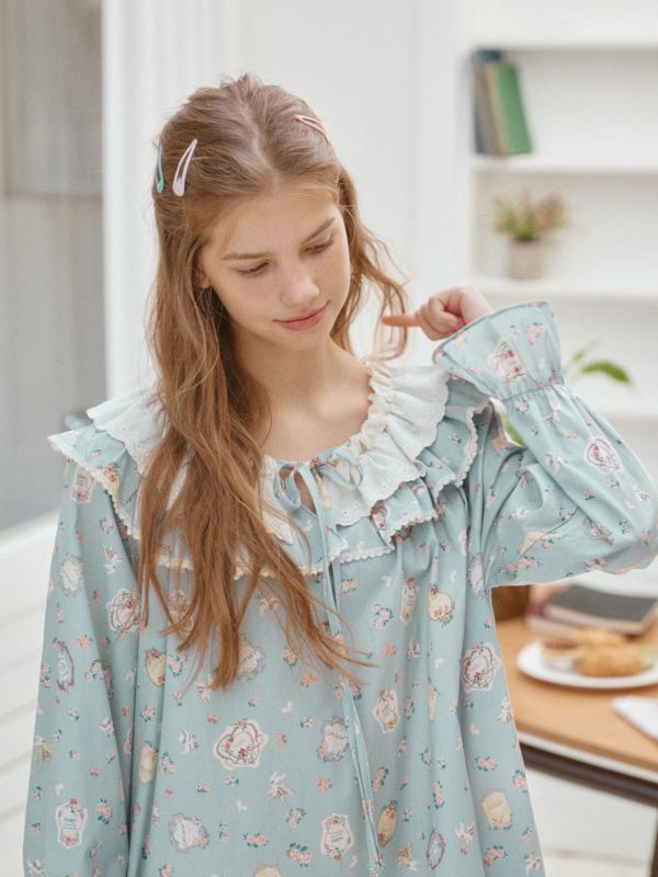 ULLALA  睡衣洋裝｜Baby Blue  26S 