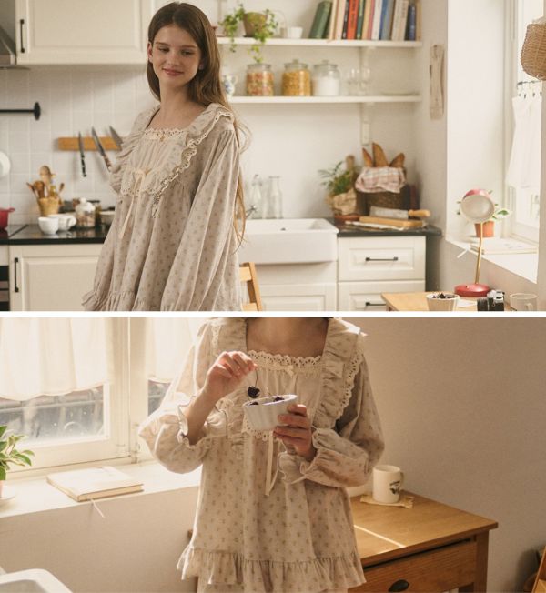 ULLALA 安靜花室睡衣套裝 