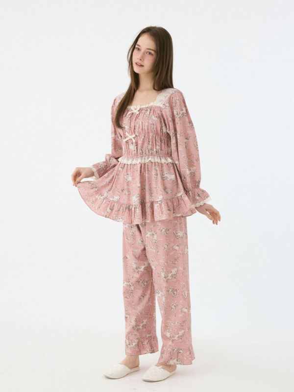 LUNALUZ  托卡散策系列｜夏洛特 睡衣套裝 26S 