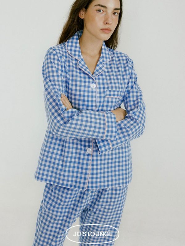 JO’S LOUNGE 韓國首爾藍格睡衣套裝 