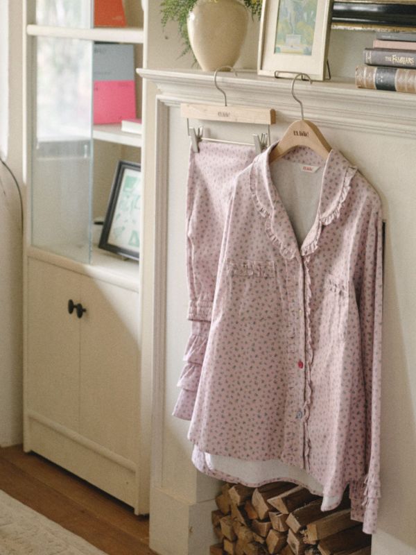 ULLALA 英倫霧紫睡衣套裝 