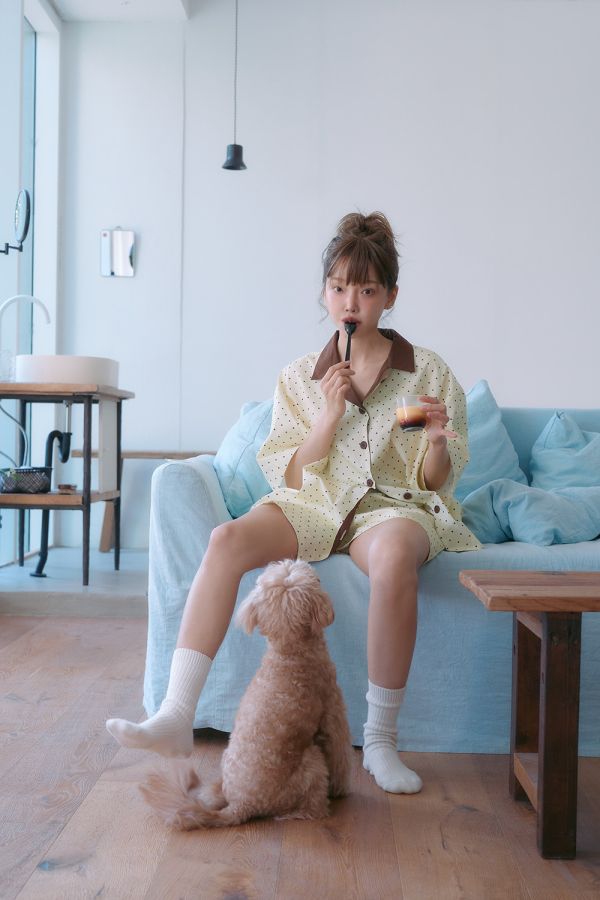 MMOM 悠閒短褲 棕色 