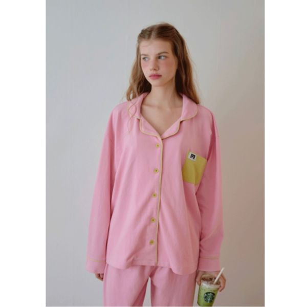 MMOM Sleepy 家居睡衣套裝｜蜜桃粉 