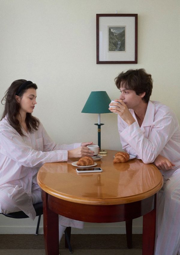 VIVIHOME 巴黎記憶粉色睡衣套裝 