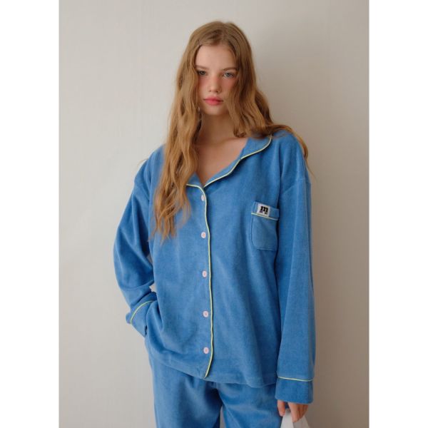 MMOM 柔軟保暖時尚家居服｜天藍色 