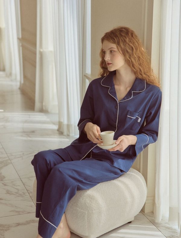 BALCONY 里奇蒙德睡衣 海軍藍 