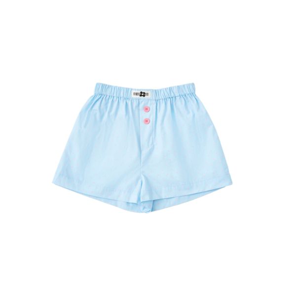 MMOM 圓點短褲 藍色 
