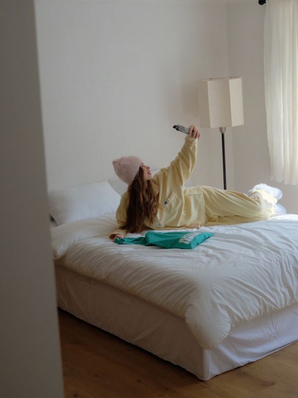 MMOM 柔軟保暖時尚家居服｜奶油色 