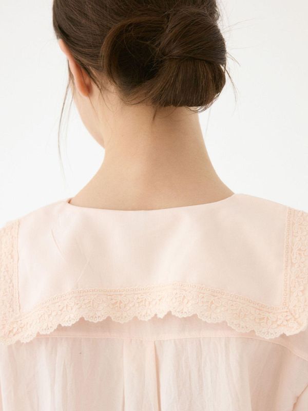 LUNALUZ 柔霧沙洗 睡衣套裝｜柔光香檳粉　26S 